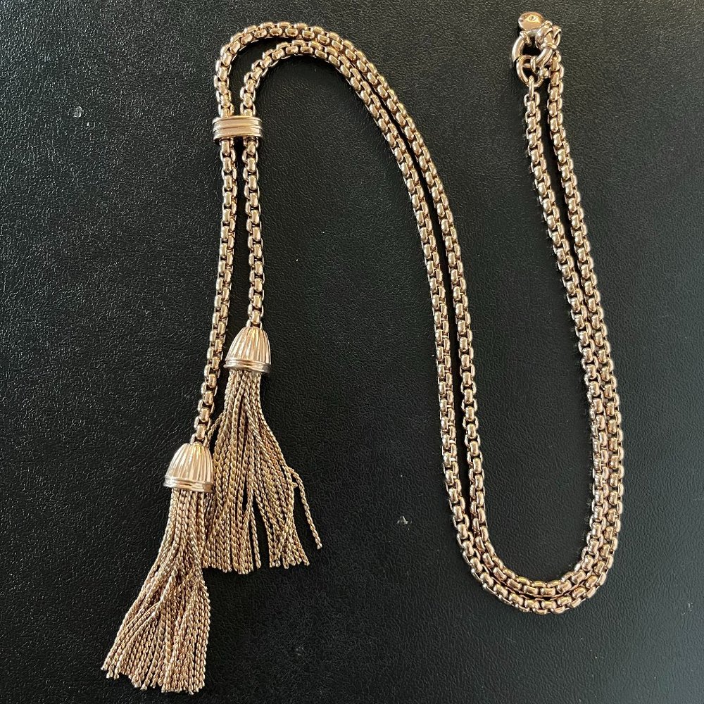 J. Crew Tassel Necklace